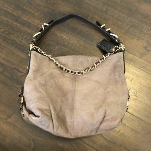Suede Coach bag - used but great condition!